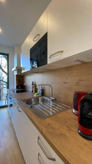 Apartmán Chez Amis Arena Lipsko Exteriér fotografie
